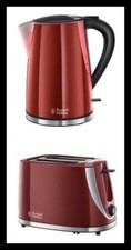 Superb Red Toaster & Kettle Set | Premium Brand Kitchen Set