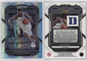 2023-24 Panini Prizm Draft Picks Hyper Prizm Zion Williamson #73