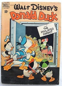 DONALD DUCK & THE PIXILATED PARROT Four Color #282 VG- Comic 1950 CARL BARKS - Picture 1 of 5