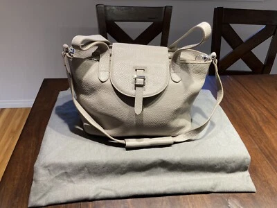 Thela Medium Zipper -Taupe Calf Leather (with Pouch) - Image 1 of 4