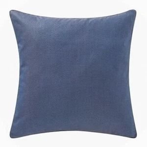 Waterford Fine Linens ALISANNE Euro Sham NEW Blue Gold Reversible - Picture 1 of 2