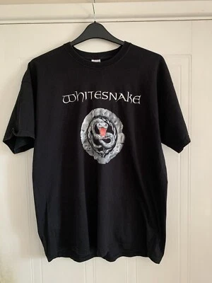 T-shirt grafica vintage WHITESNAKE "Europa 2006" Band Tour XL double face - Immagine 1 di 4