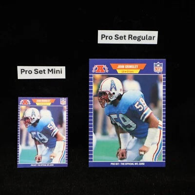 1989 John Grimsley   Houston Oilers Pro Set Mini #144 ..... See Description - Image 1 of 2