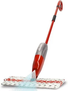 Vileda 1-2 Spray Max Microfibre Mop, Red - Picture 1 of 5