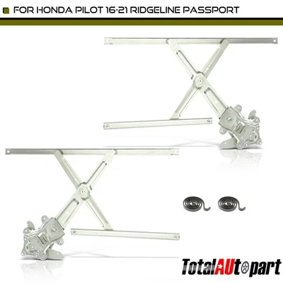 Regulador de ventana eléctrica 2 piezas para Honda Pilot 2016-2021 Ridgeline Passport delantero Foto 1 de 4