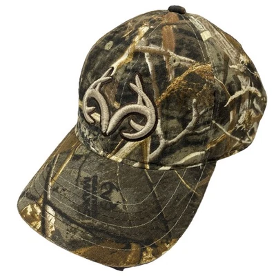 Vintage Realtree Outdoor Tree Camouflage Baseball Cap - Adjustable Strap - Image 1 of 4