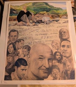 ABC Lost Print 12/50 von Branden Otto ca. 2010er Jahre gerollt handsigniert 18 x 24  - Bild 1 von 5