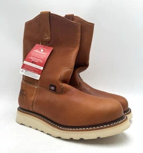 Thorogood WELLINGTON Men's NEW Work Boot Brown US Size 8.5 2E (Wide) - Picture 1 of 8