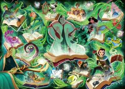 Ravensburger Disney Lorcana Glimmers of the Realm: Emerald 1000 piece Jigsaw Puz - Image 1 of 4