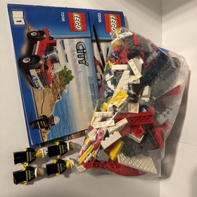 LEGO CITY: Fire Helicopter (7206) Near Complete New Stickers
