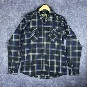 Dixxon Infectious Grooves Flanell Button Down Hemd Herren LT schwarz grün kariert - Bild 1 von 9