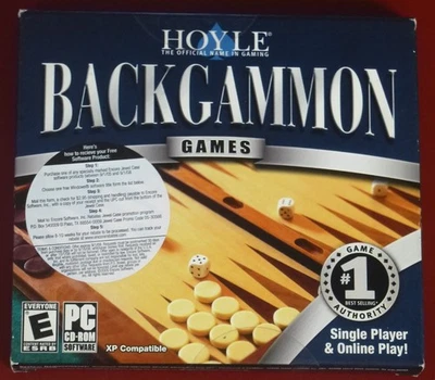 Video Game PC Hoyle Backgammon Games 2006 NEW SEALED Jewel - Image 1 of 2