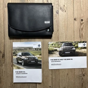 11-13 BMW X5 OWNERS MANUAL HANDBOOK & WALLET Print 2012 Ref19683 - Picture 1 of 24