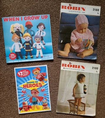 4x Crochet Patterns Booklets (2x Vintage) - Image 1 of 4