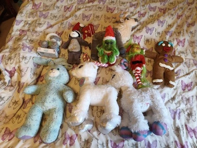 Job Lot Bundle Christmas Soft Toys Bear Factory Grinch Collectables Me To You - Image 1 of 4