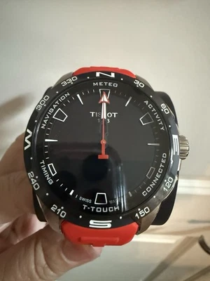 Precio rebajado-Reloj Tissot T-Touch Hombre Negro-T121.420.47.051.01.  OBO Foto 1 de 4