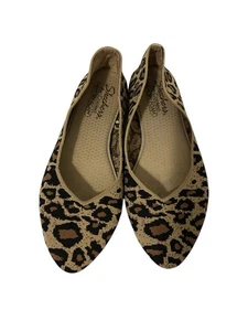 Skechers S 10 Leopardenmuster Slipper Ballerinas Stretch Air Cooled Memory Foam - Bild 1 von 10