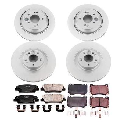 PowerStop CRK6312 Brake Kit For Hyundai Equus 2011 Front Rear - Image 1 of 4