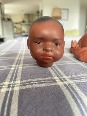 Ancienne Poupée noire HEUBACH KOPPELSDORF - Photo 1/4