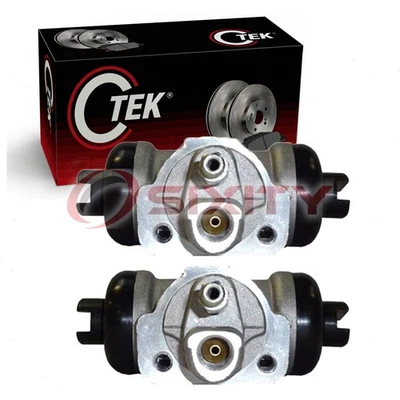 Cilindros de roda de freio de tambor traseiro central 2 peças para 1986-1989 Nissan D21 2.4L lu - Imagem 1 de 4