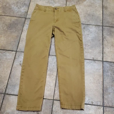 Loft the perfect 直筒 2 码裤子卡其色踝 Chino Ann Taylor Stretch  — 第 1/4 张图片