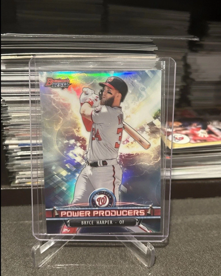 Bowman's Best Producers Bryce Harper 2018 inserción no novato no automático Foto 1 de 1