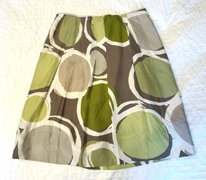 Banana Republic 100% Silk Skirt Light Blue Lined Sz 8 - Picture 1 of 3