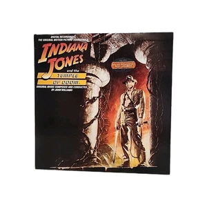 Indiana Jones and the Temple of Doom movie soundtrack Original Rare Promo LP  - Picture 1 of 7