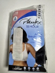 Playtex 18 Hour Wireless Bra Size 36B Black NIDP - Picture 1 of 10