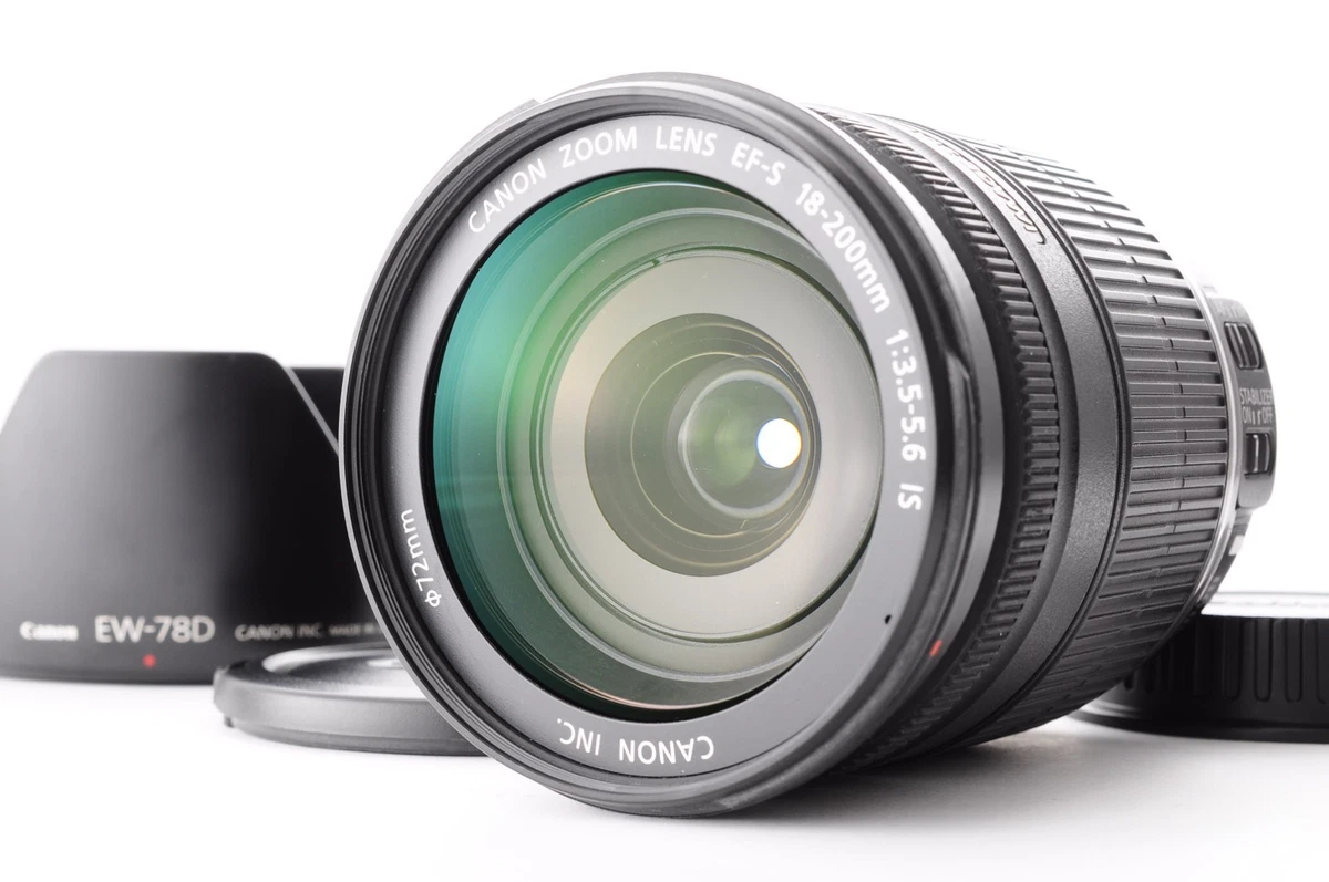 Canon 18-200mm f/3.5-5.6 Camera Lenses for sale | eBay