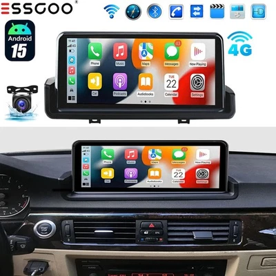 For BMW 3 Series E90 E91 E92 06-11 10.25" Android 15 Car Stereo 128G Carplay Cam - Image 1 of 4