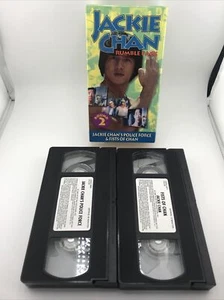Jackie Chan Rumble Pack - VHS Box Set 2 Tapes - Police Force & Fist of Chan - Picture 1 of 4