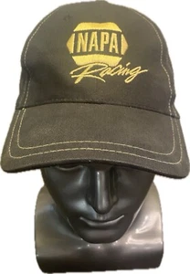 NAPA Racing Black Cotton Strapback Baseball Cap Hat Napa Know How - Picture 1 of 7