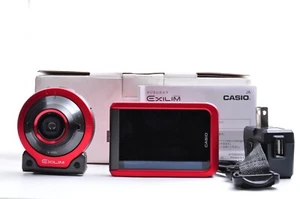Casio Exilim Ex-FR100 Red 10.2MP Digital Camera Near Mint From Japan #3526 - Picture 1 of 22