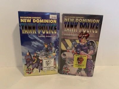 New Domination Tank Police Vol. 1-2 VHS English Foto 1 de 4