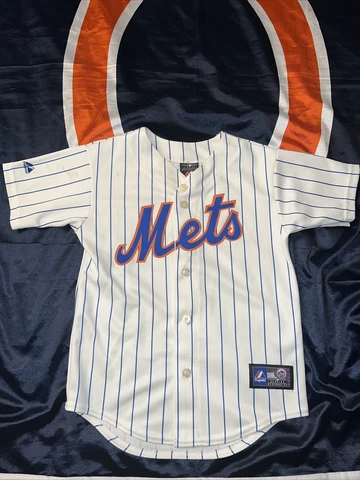 Majestic New York Mets Youth Jersey Size Medium Cover