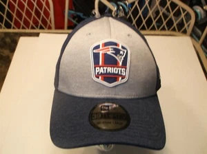 New England Patriots NFL New Era 3930 2018 Sombrero elástico en el campo M/L (Carretera) - Imagen 1 de 3