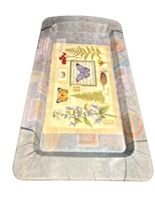 Pimpernel Tray Butterflies & Ferns Melamine Server New No Box - Picture 1 of 4