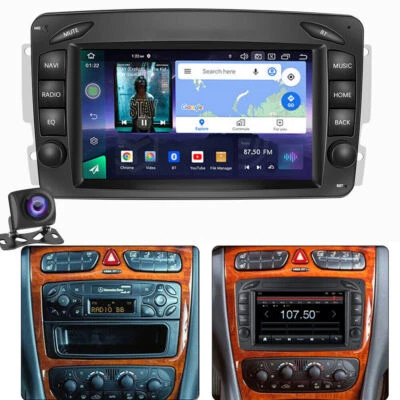 Android 15.0 Autoradio für Mercedes Benz W203 Vito W639 W168 Vaneo CLK W209 W210 - Bild 1 von 4