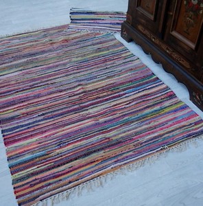 Fleckerl KUFSTEIN multicolor viele Größen wählbar Handweb Flicken Teppich