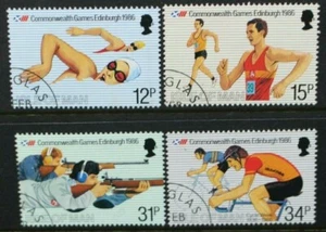 ISLE OF MAN 1986 Commonwealth Games. Set of 4. Fine USED/CTO. SG306/309. - Picture 1 of 1