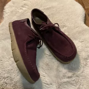 Kalso Earth Schuhe Herren Größe 11,5 Darby Wildleder negativer Absatz burgunderrot Sneaker Schnürung " - Bild 1 von 9