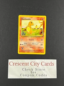 Pokémon TCG Charmander Base Set 46/102 Regular Unlimited Common Near Mint (NM) - Picture 1 of 2