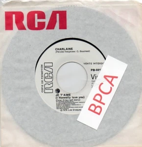NEW 7" Vinyl Canadian Promo Charlaine Je T'Aime Ma Vie Olivia & B Streisand hits - Bild 1 von 1