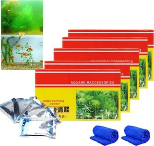 Limpieza en polvo purificadora de acuario para herramienta mantener agua cristalina - Imagen 1 de 35