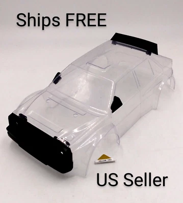 UD1603  UDIRC RC  Clear Lancia Body Shell  Canape 1603 001 Ships FREE US  Seller - Image 1 of 4