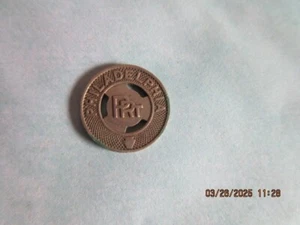 PRT Philadelphia Rapid Transit - Philadelphia Transit Token - Vintage - Picture 1 of 4