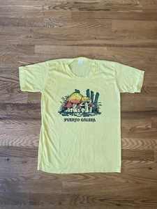 Vintage Single Stitch Puerto Galera T Shirt Mushrooms Paradise Large *RARE* - Picture 1 of 6