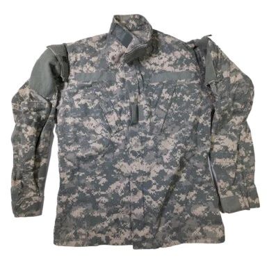 Military XS Coat ACU Digital Camouflage Combat Uniform Shirt UCP Jacket Top Camo - Image 1 of 4