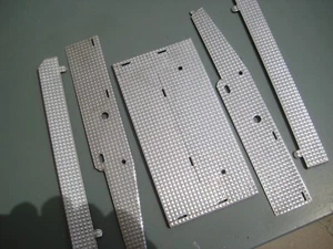 1957 tonka fire dept semi truck pumper bed frame trim pieces 56 - Picture 1 of 2
